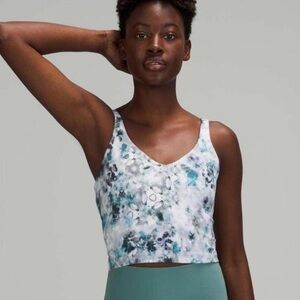Lululemon tie dye blue align tank